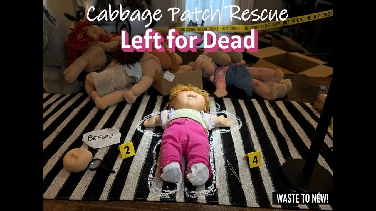 Cabbage Patch Kids LEFT FOR DEAD! A before and after story.