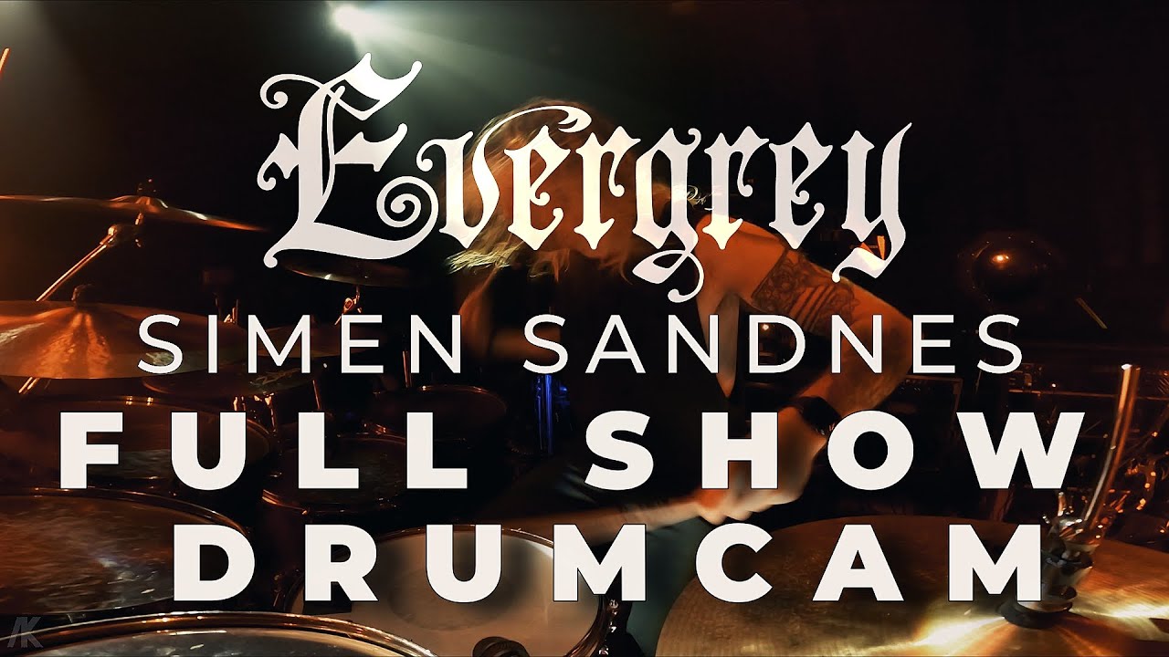 EVERGREY Simen Sandnes FULL SHOW Drumcam  / Tampere 24.9.2024