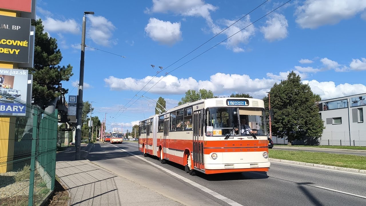 BRATISLAVA, SLOVAKIA OLD & NEW AUTOBUSY + TROLEJBUSY 2025 