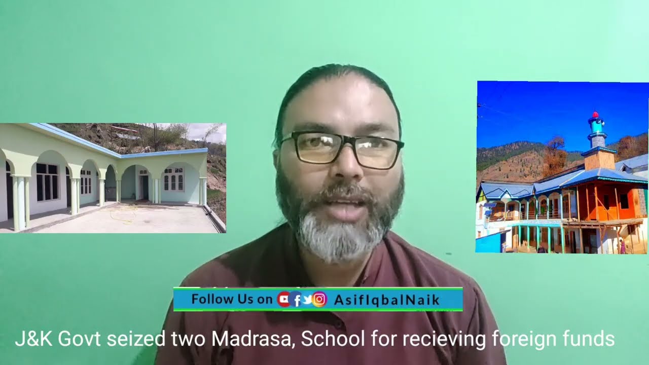 J&K Govt seized two Madrasa, school for receiving foreign funds through banned, dubious sources
