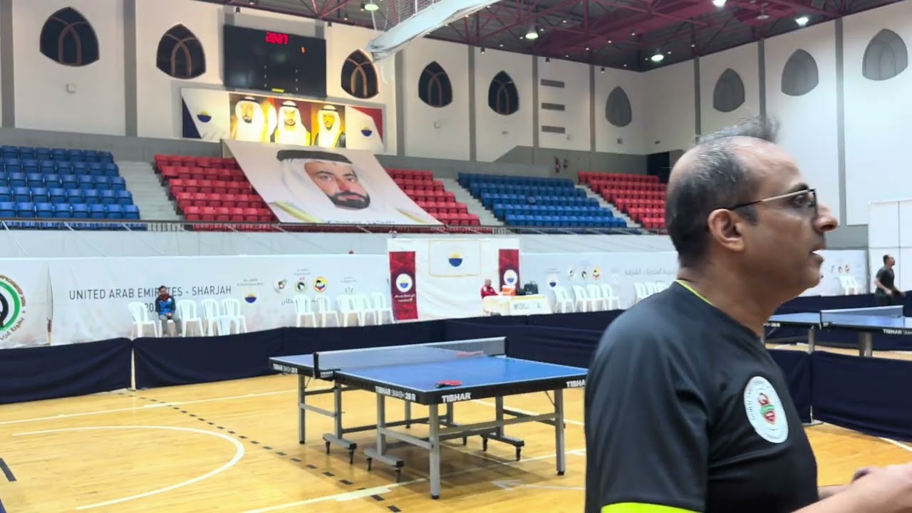 UAE Veterans Table Tennis Championship- Feb27/28, 2026 Aqeel vs Sabry Fateh 