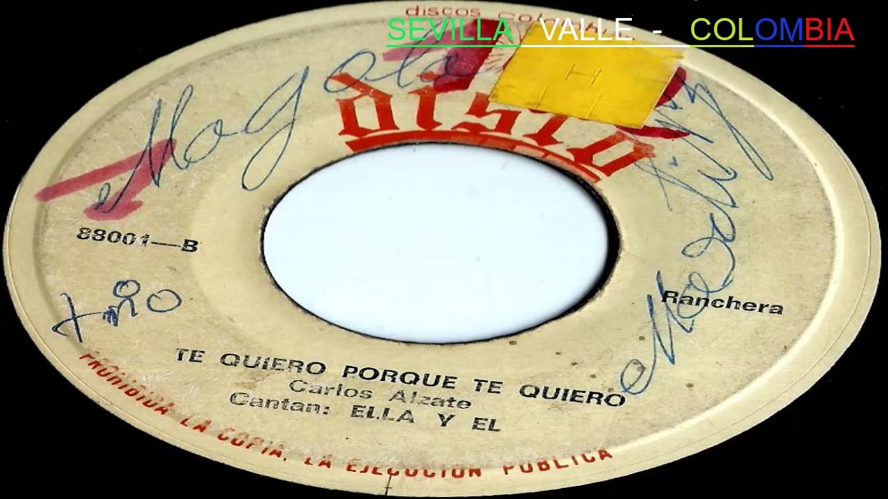 TE  QUIERO  PORQUE  TE  QUIERO  -   Canta  Ella  Y  El