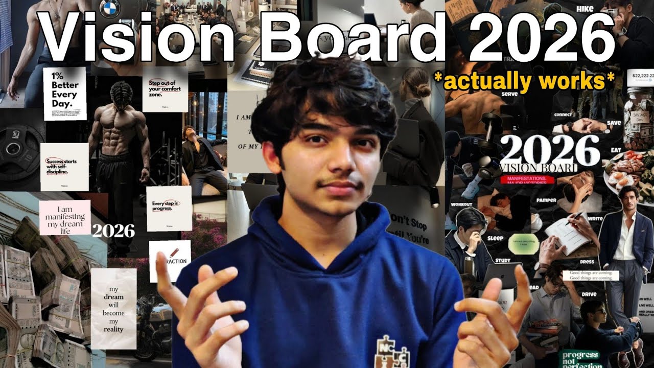 How to make a 2026 vision board that ACTUALLY works!!