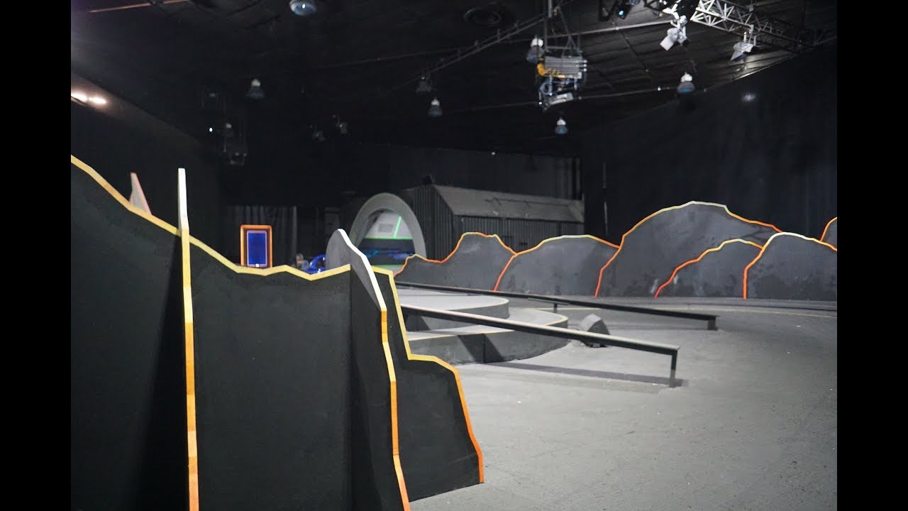 Test Track at Epcot with Lights On - Ride Broke Down! - EVACUATION - 4K