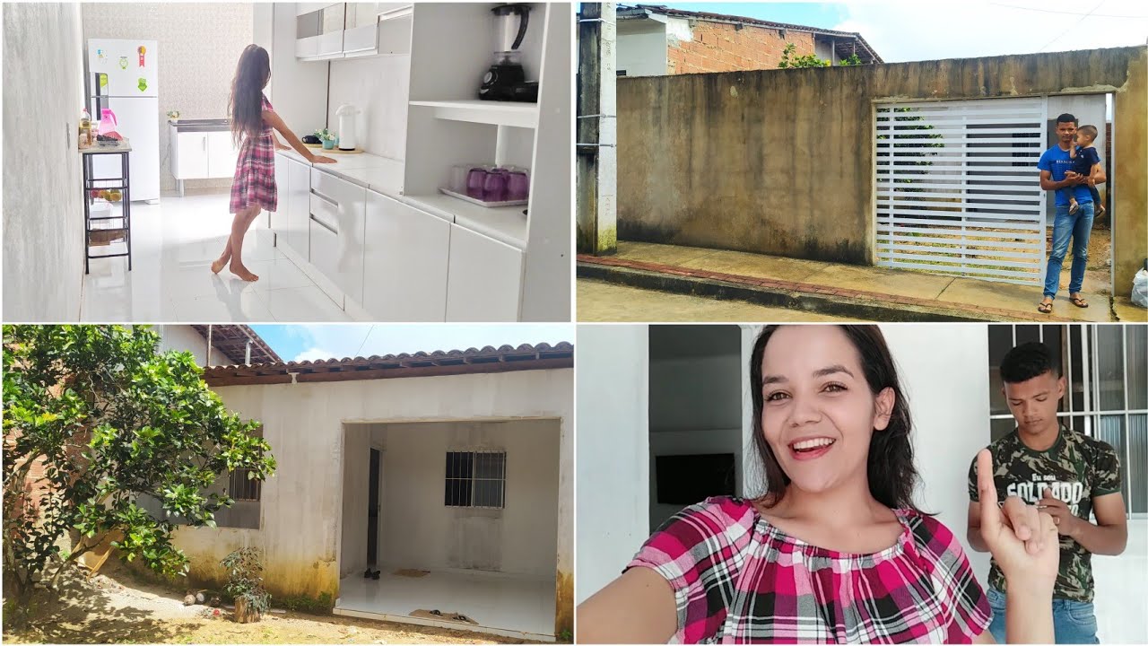 mostrando toda nossa casa na cidade