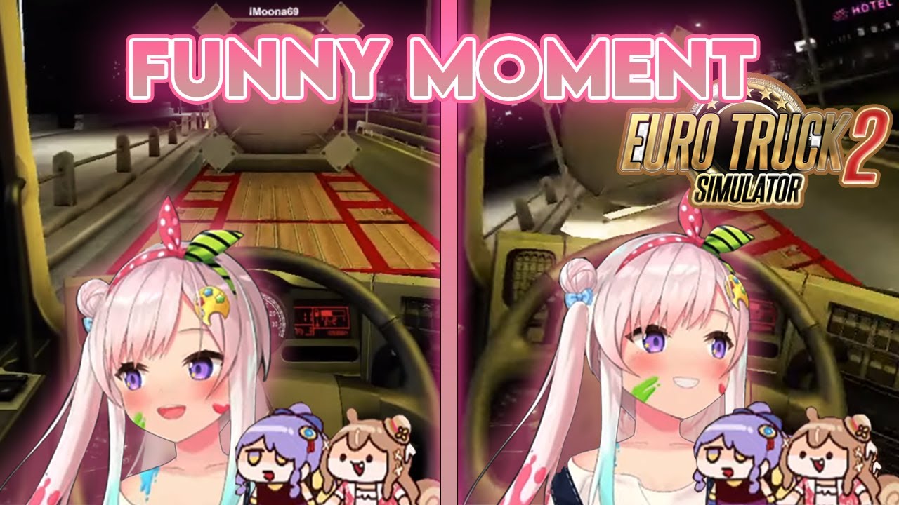 ALL FUNNY MOMENT IOFI, RISDU & MONA Main ETS2 | [HOLOLIVE]