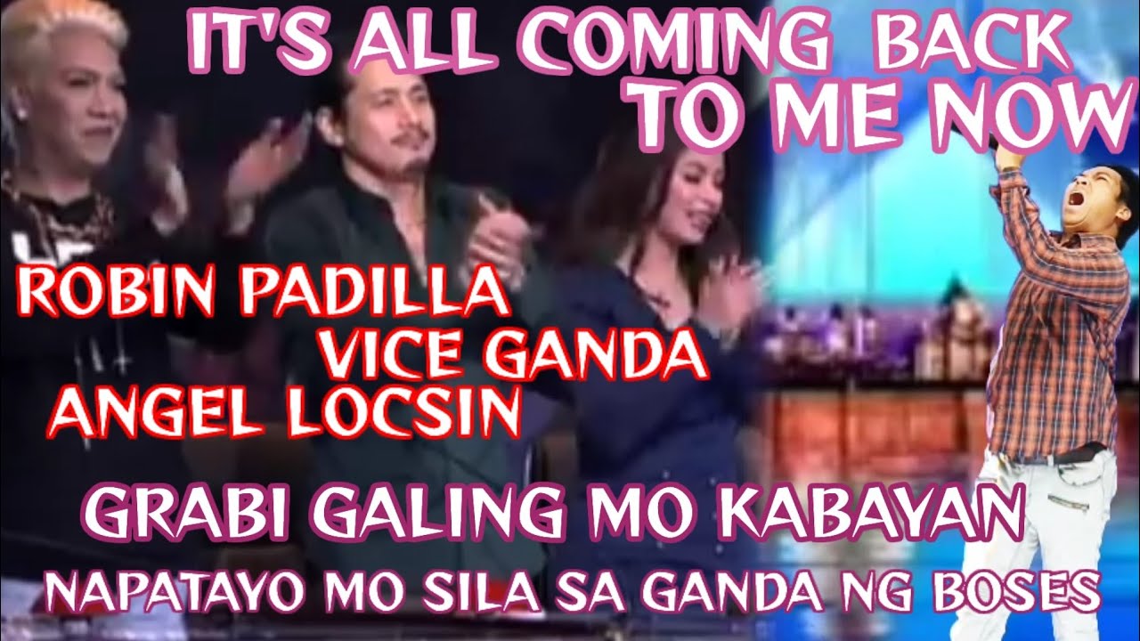 IT'S ALL COMING BACK TO ME NOW BY: CELINE DION PILIPINAS GOT TALENT AUDITION VIRAL PARODY