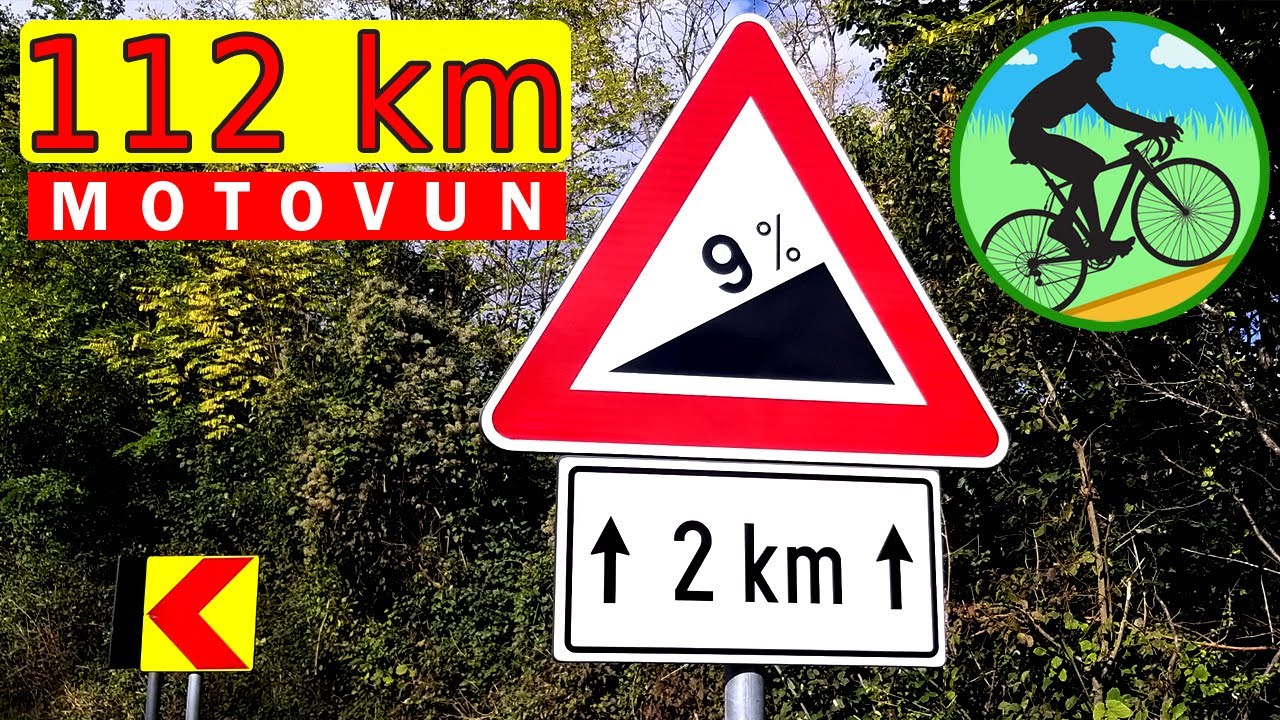 Kolesarjenje po Sloveniji in Hrvaški, 112 km krog čez Motovun in Buzet!