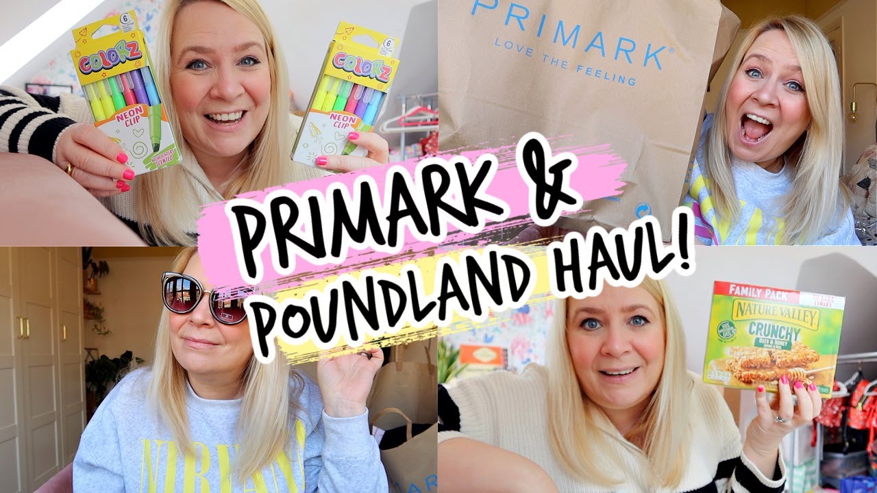 PRIMARK & POUNDLAND HAUL! Health Update + Comfy Bits & Snacky Treats!