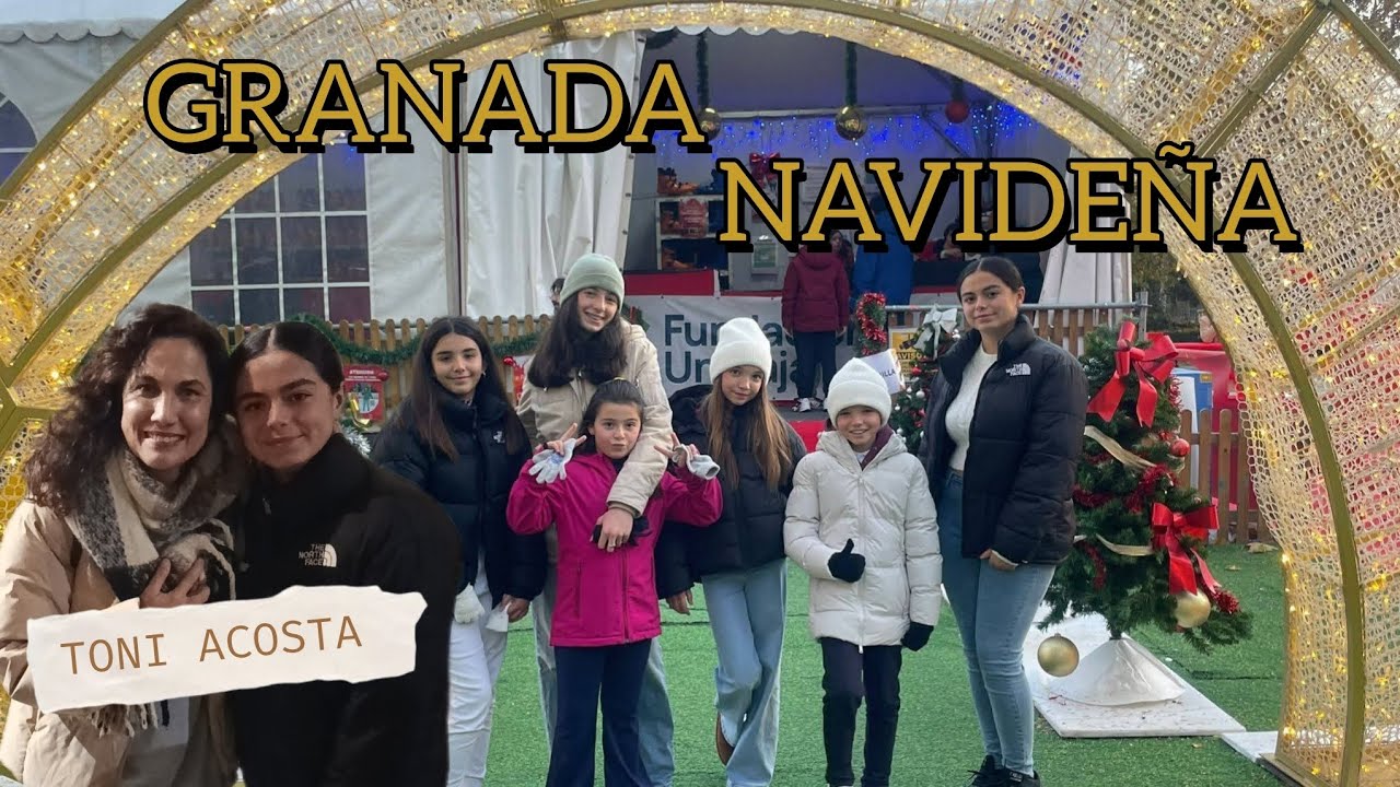 VEMOS EL DECORADO NAVIDEÑO DE GRANADA!! -Conocemos a la actriz Toni Acosta 🎄🎬