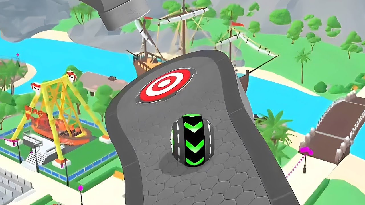 Rolling Ball Sky Escape Gameplay Speedrun All Levels 1880