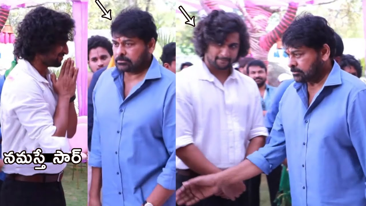 MegaStar Chiranjeevi & NANI Visuals at Nani 30 Movie Launch | Chiranjeevi |  NANI | Mrunal Thakur
