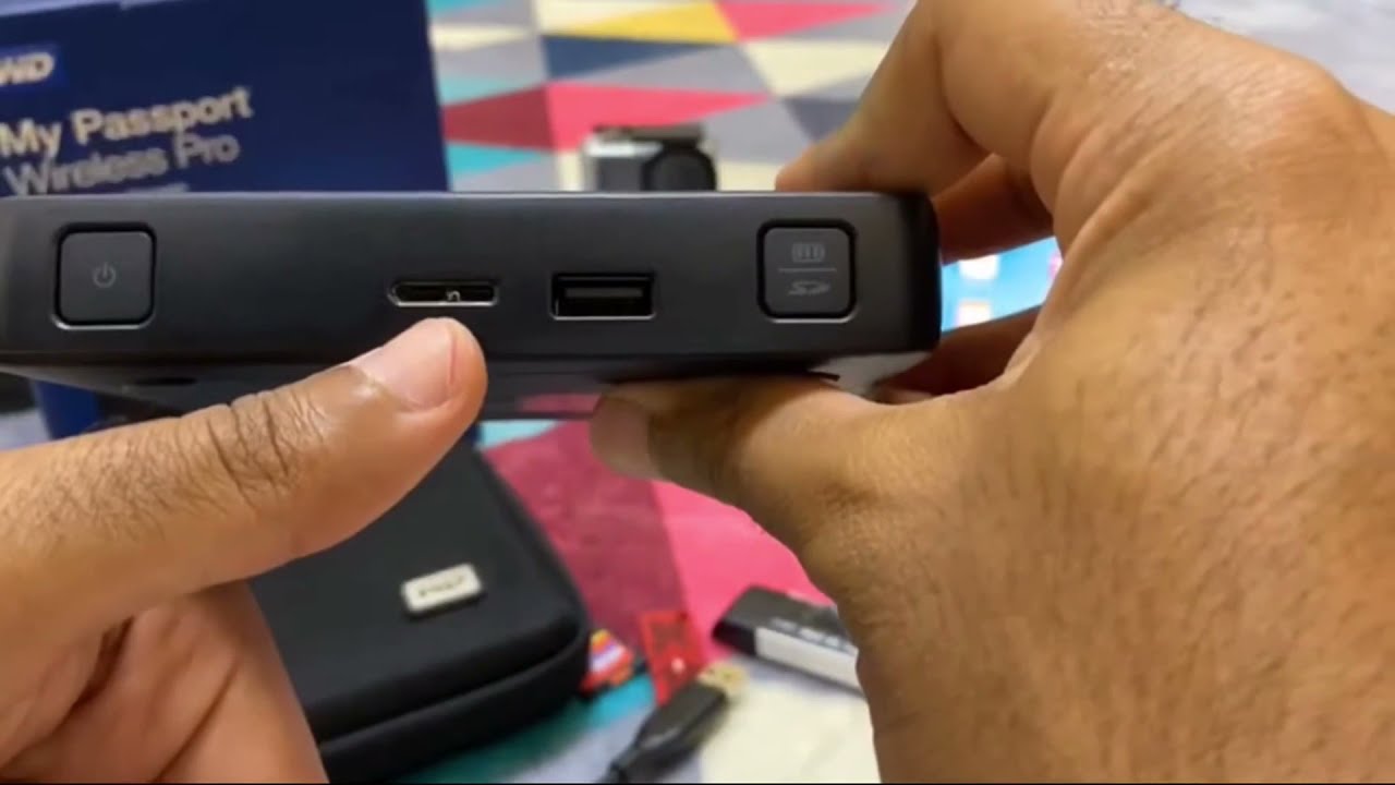 مراجعة هاردسك Review MY PASSPORT WIRELESS PRO