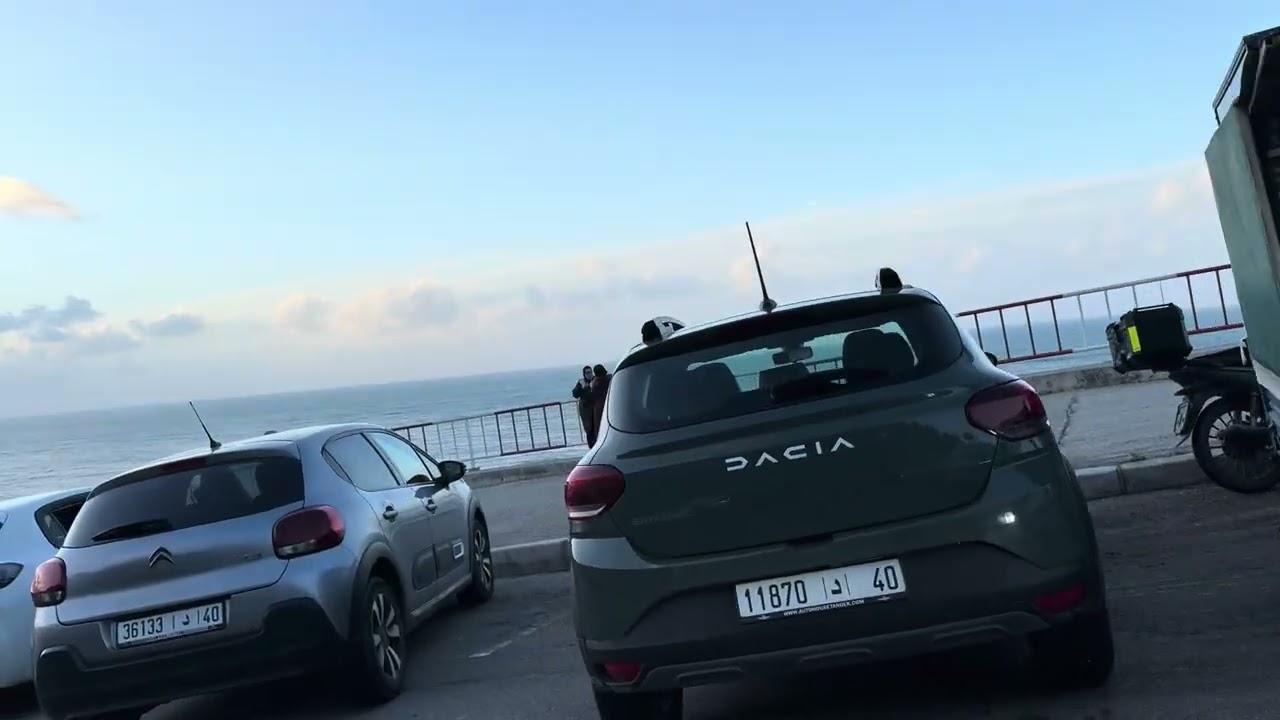 جوله في مدينة طنجه مع الشتاء وقوس قزح يا سلم 2026 🌈🌧️🌊