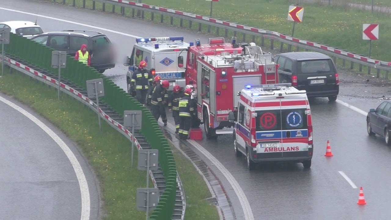 Zakręt Idiotów Bielsko-Biała kierunek Żywiec droga S1