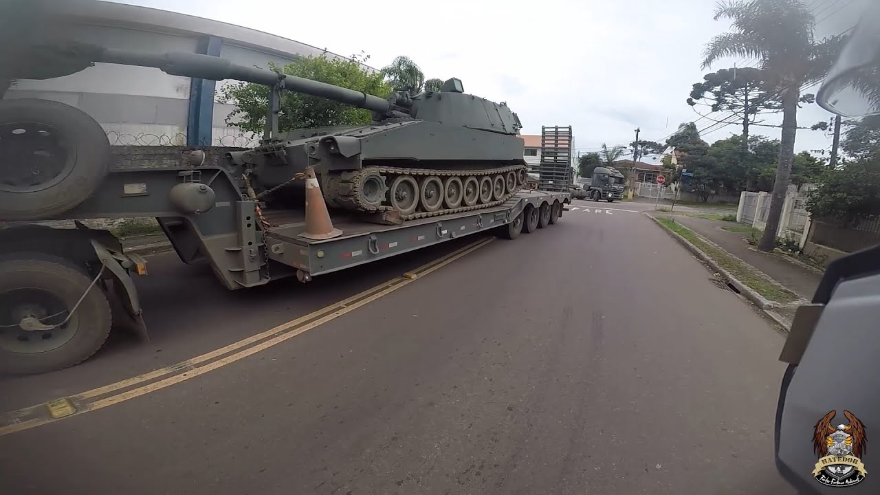 ESCOLTA DE BLINDADOS DO EXÉRCITO BRASILEIRO - M109
