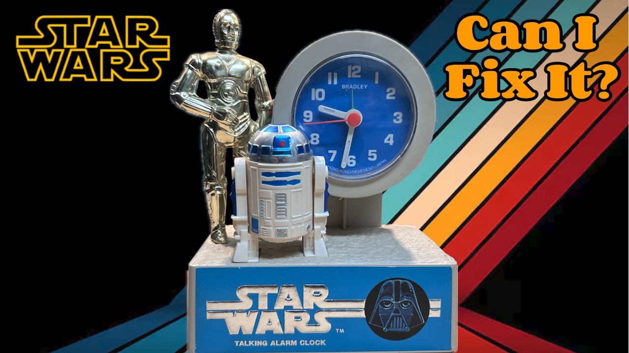 1980 Bradley Star Wars Talking Alarm Clock!