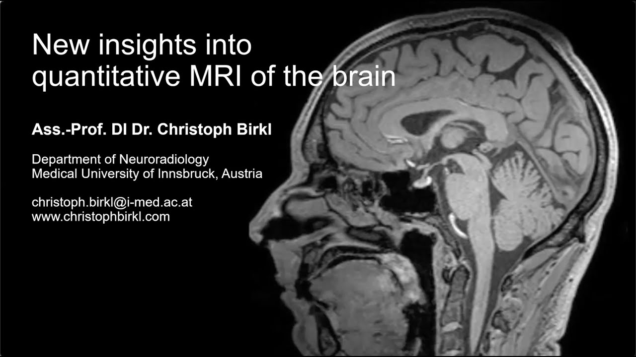 New insights into quantitative MRI of the brain