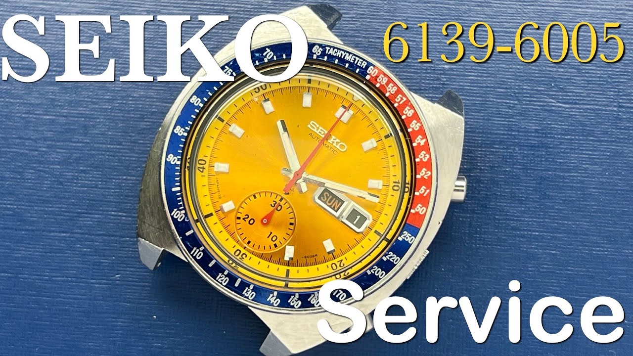 For R.L.  -- Seiko 6139-6005 Pogue Service and Restoration