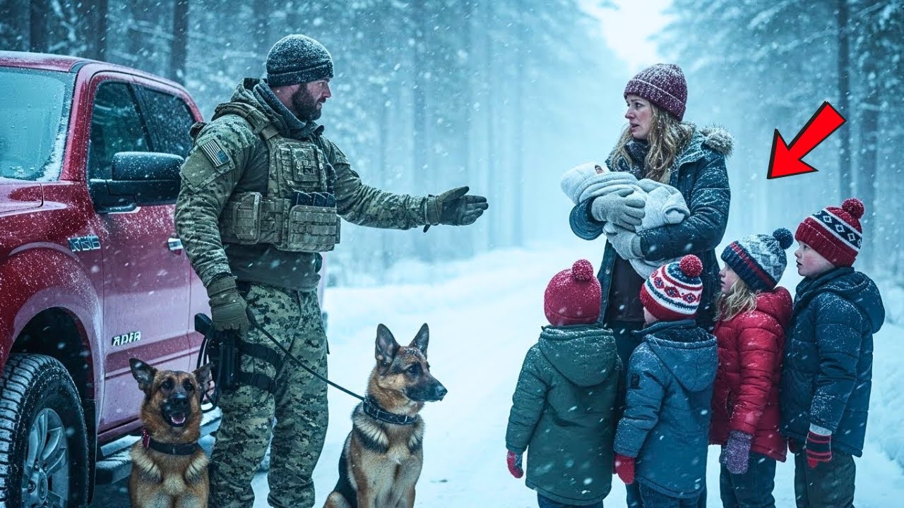 Ex-Navy SEAL Saw Single Mom Stranded with Kids in Blizzard – “Come With Me”