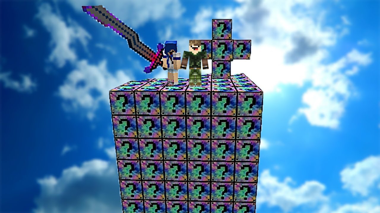 ILHA MISTURADA ??? l ILHA LUCKY BLOCK MINECRAFT