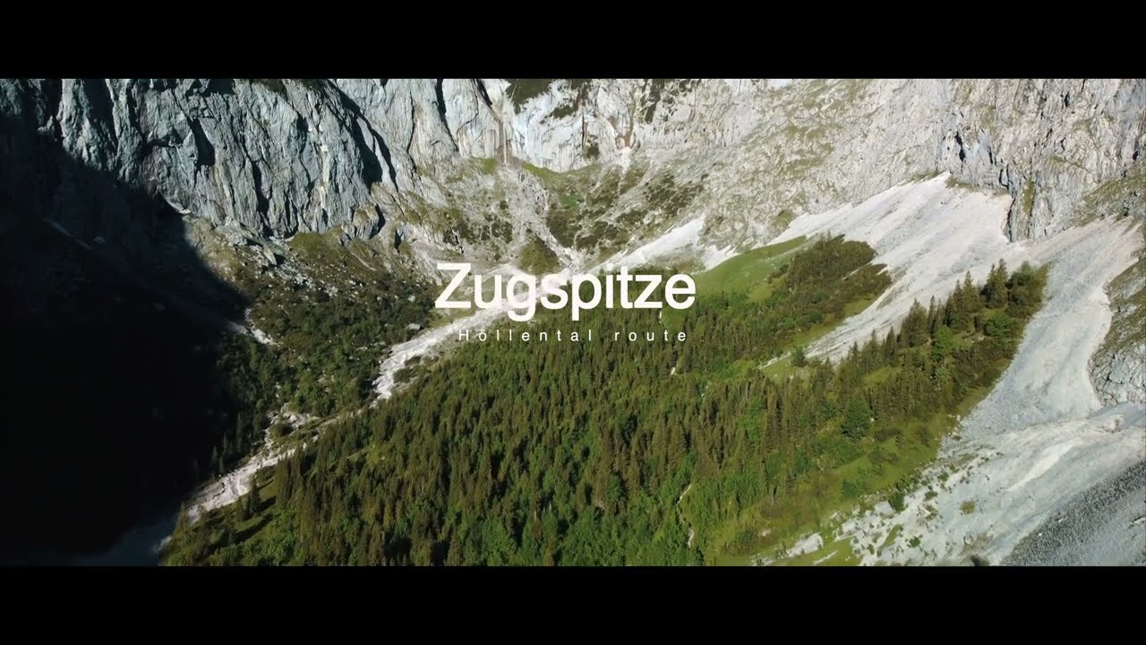 DJI mini 2 video footage 4k German Alps (Zugspitze)