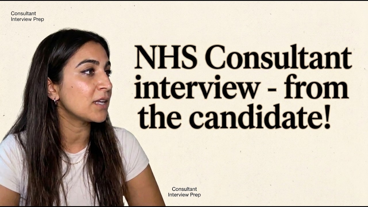 JUST GOT THE NHS CONSULTANT JOB! Here's how...