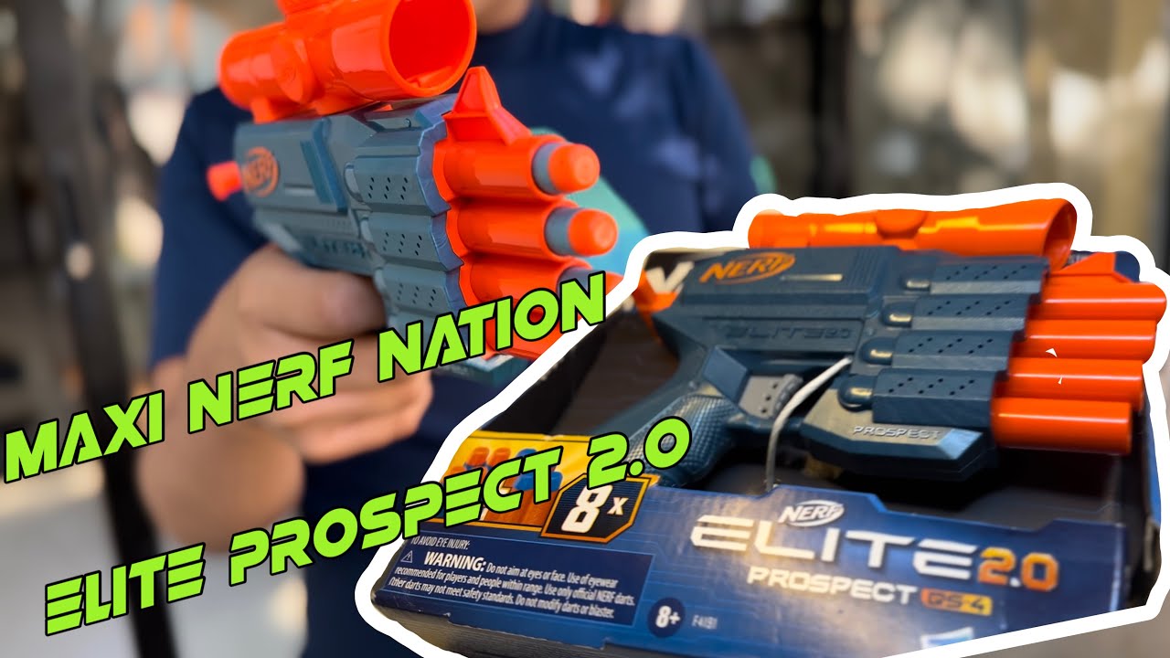 Unboxing y revisión de nerf Elite PROSPECT 😎🎁