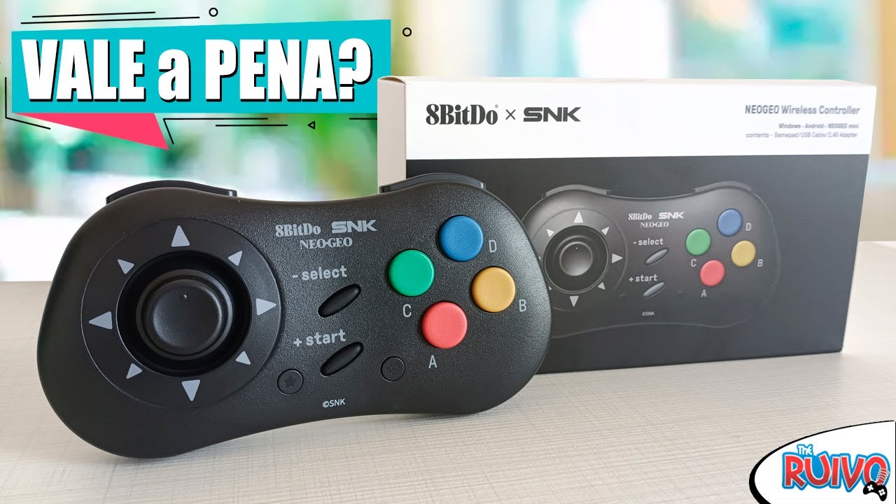 Análise do 8BitDo Neo Geo Licenciado pela SNK (PC, Android e Neo Geo Mini)
