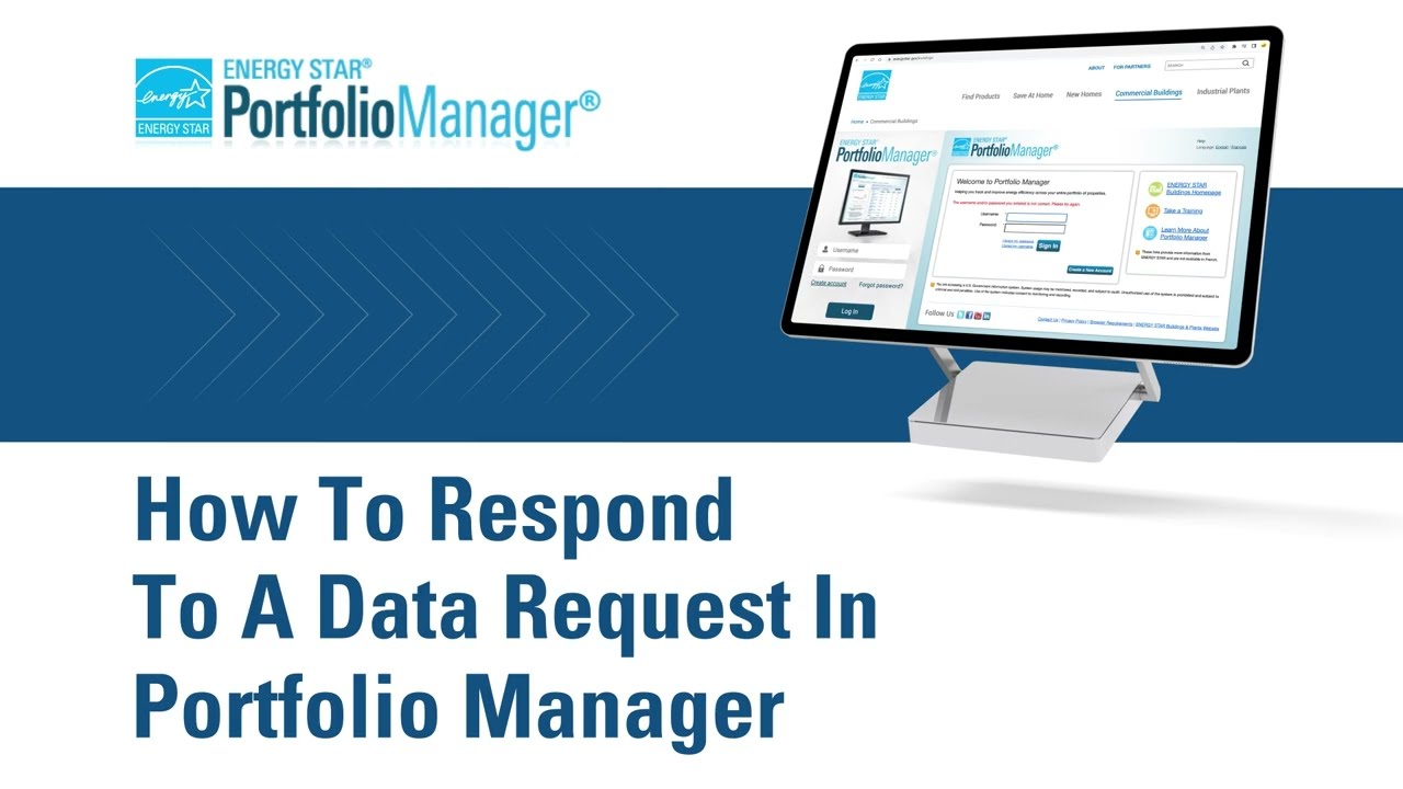 How to Respond to a Data Request in Portfolio Manager®