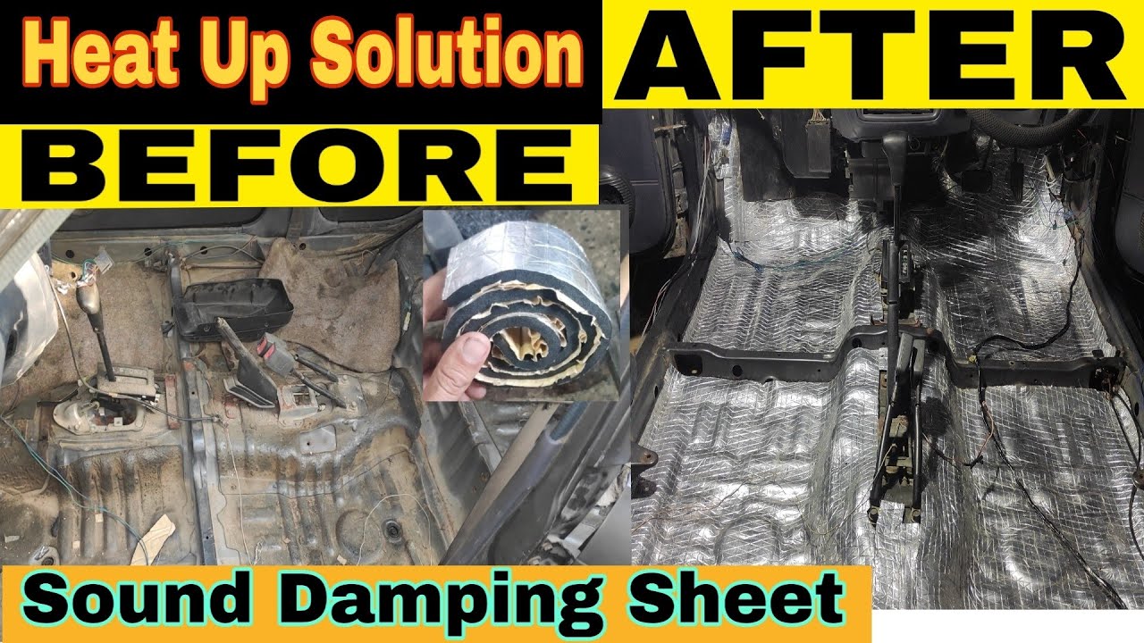 Sound Damping Sheet For Car|best damping sheet for car|Damping Sheet Installati|MS AUTOS