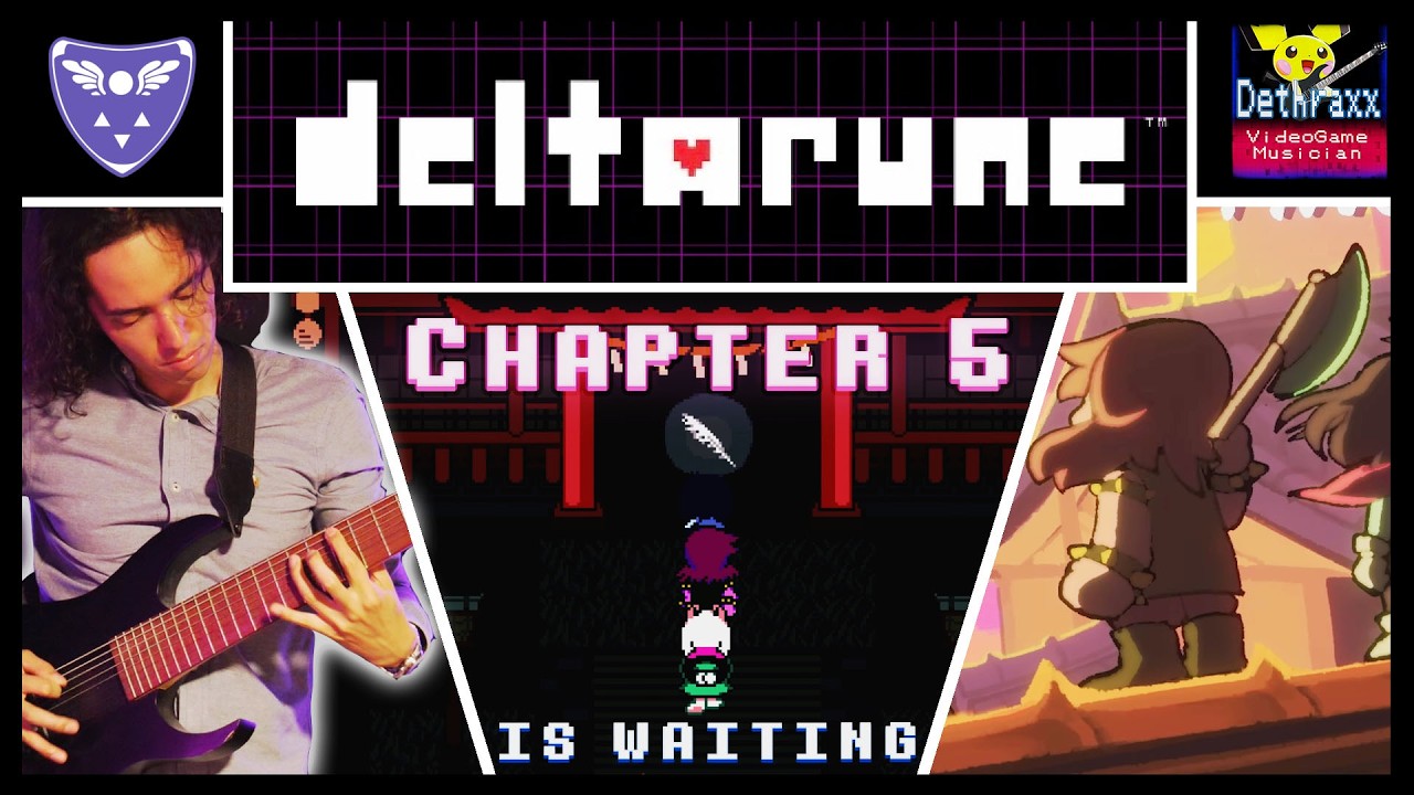 Deltarune Chapter 5 is Waiting (Тема из трейлера) | Метал-кавер на гитаре от Dethraxx & @JorisPabor