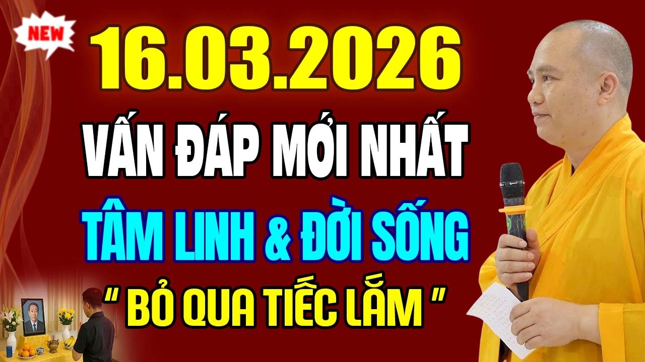 16.03.2026 VẤN ĐÁP MỚI NHẤT, Tâm Linh và Đời Sống Thực Tế ( bỏ qua tiếc lắm ) | Thầy Thích Đạo Thịnh