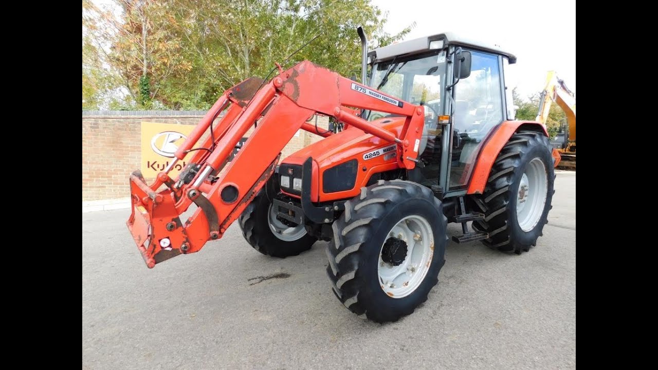 MASSEY FERGUSON 4245 & MF 875 LOADER
