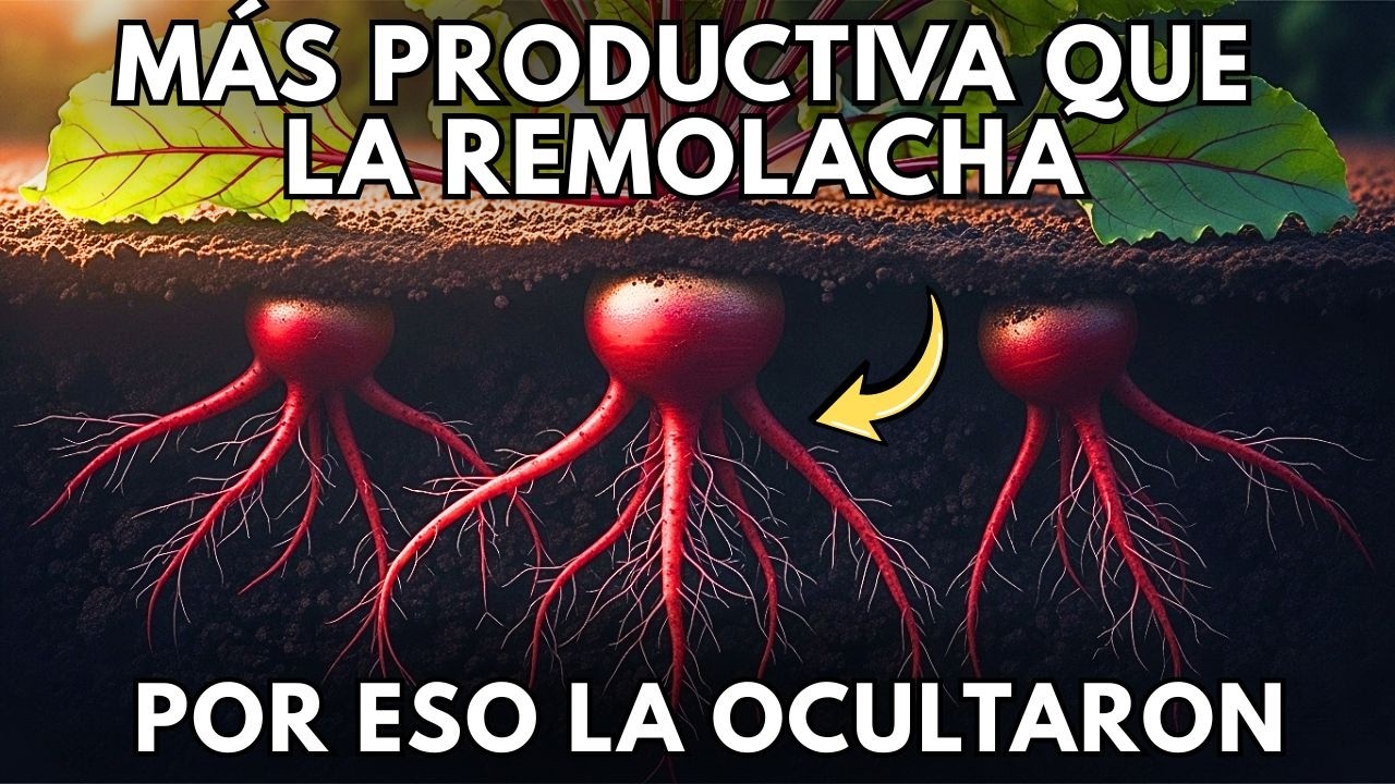 Más productiva que la remolacha. Planta una vez, cosecha todo el año. Por eso permaneció enterrada