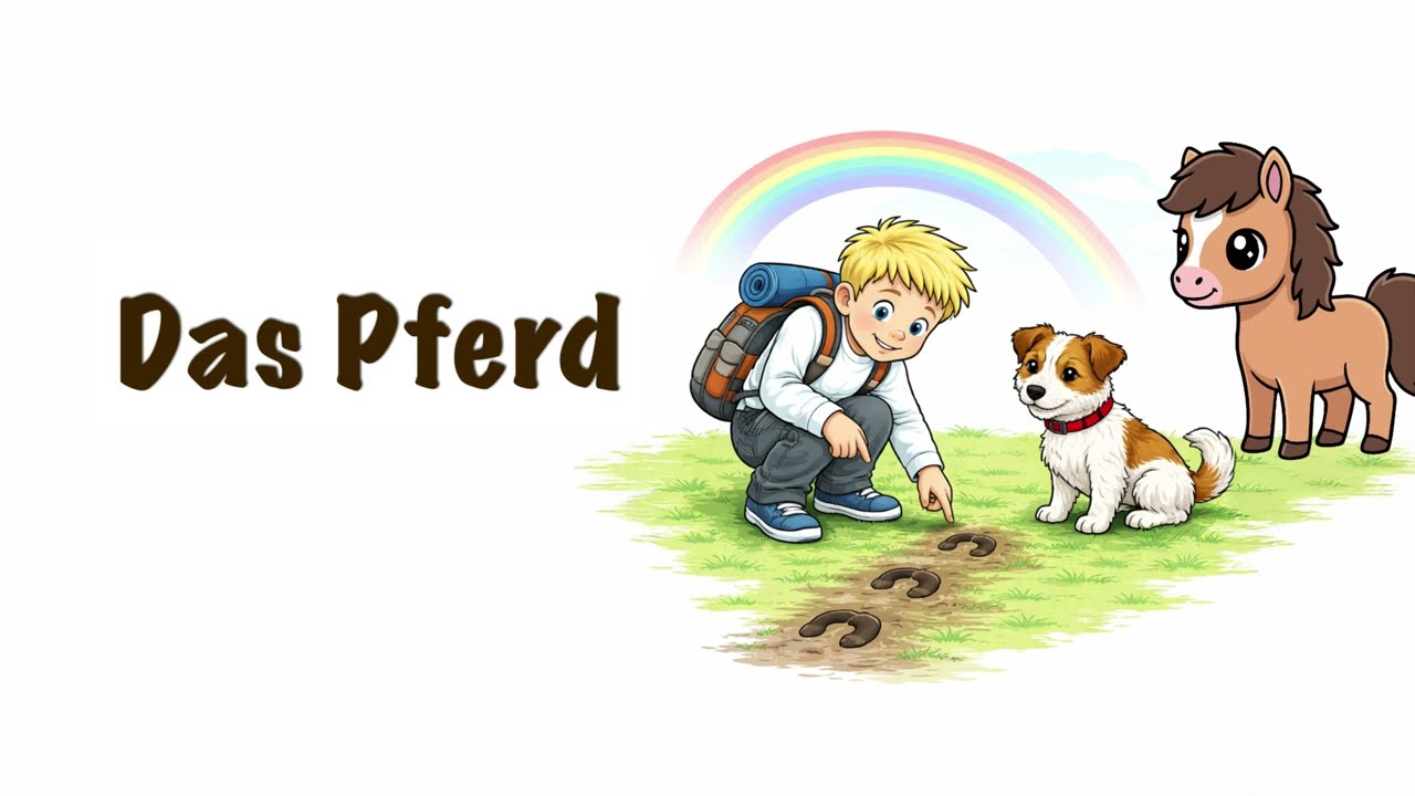 Arthur & Foxy entdecken das Pferd 🐴 | Bauernhof Kinderlied (2–5 Jahre)