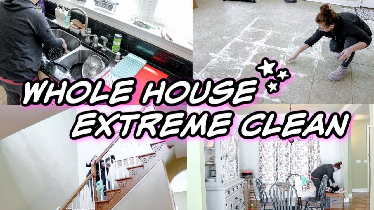 NEW HOUSE! Extreme Clean #WithMe 2020 | Deep Clean Declutter & Organize | Cleaning Motivation