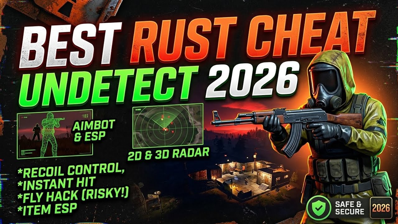 BEST RUST CHEAT | Wallhack, Aimbot, Flyhack | Undetected 2026 | Free download