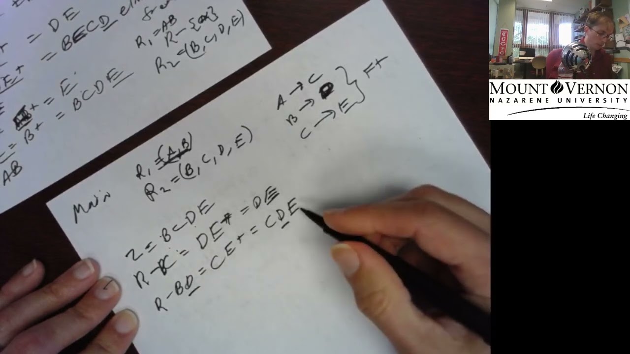 BCNF Decomposition Example for CSC-3032