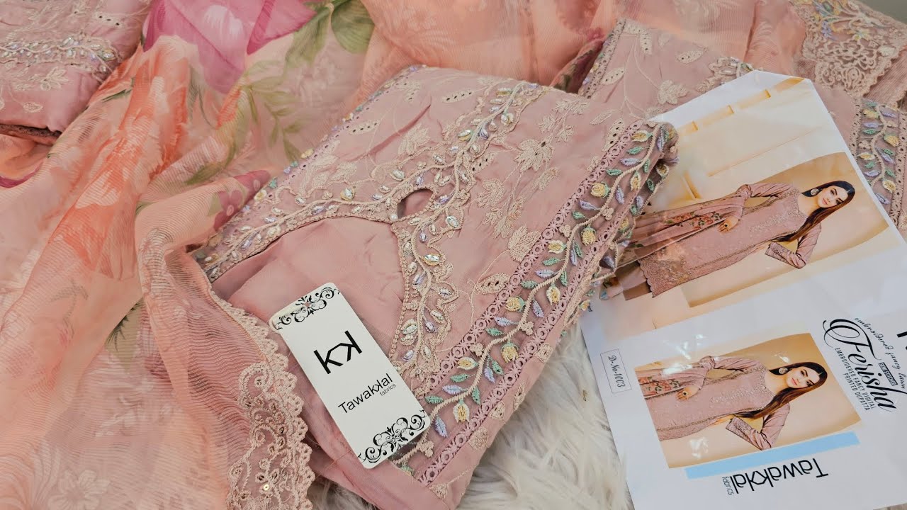 Eid-ul-Fitr Gorgeous Pakistani Eid Dress — TawaKKAL ঈদের নতুন এলিগেন্স /premium & stylish look dress