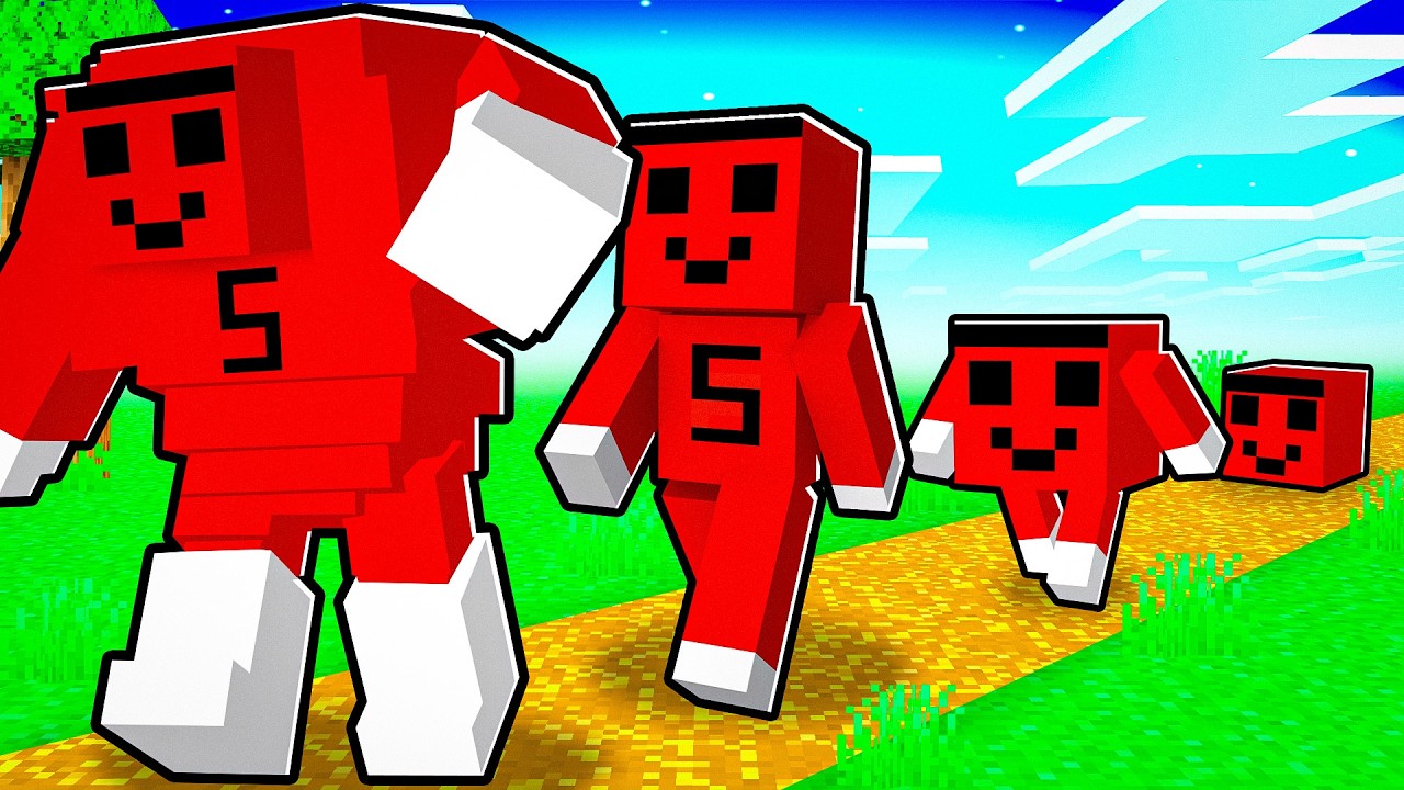 SAMET BLOK OLUP EVRİM GEÇİRDİ !! - Minecraft