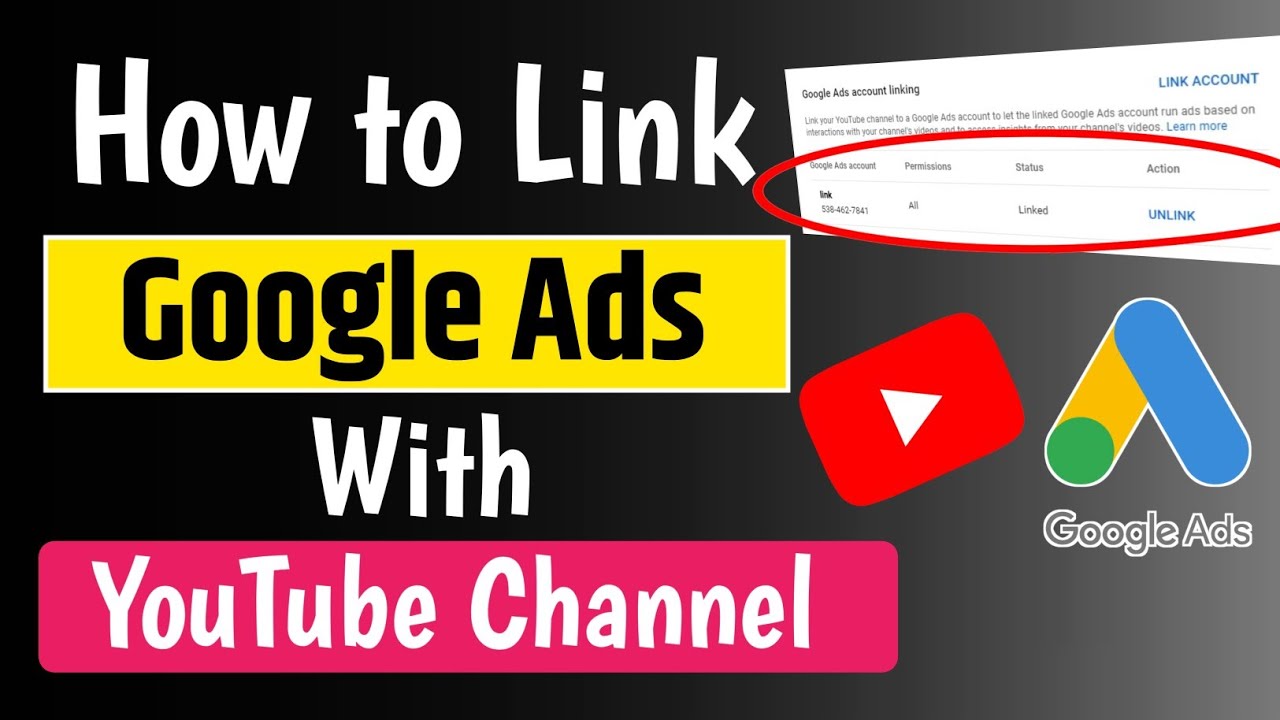 Google Ads Account Linking Youtube 2023 | How To Link Google Ads With Youtube
