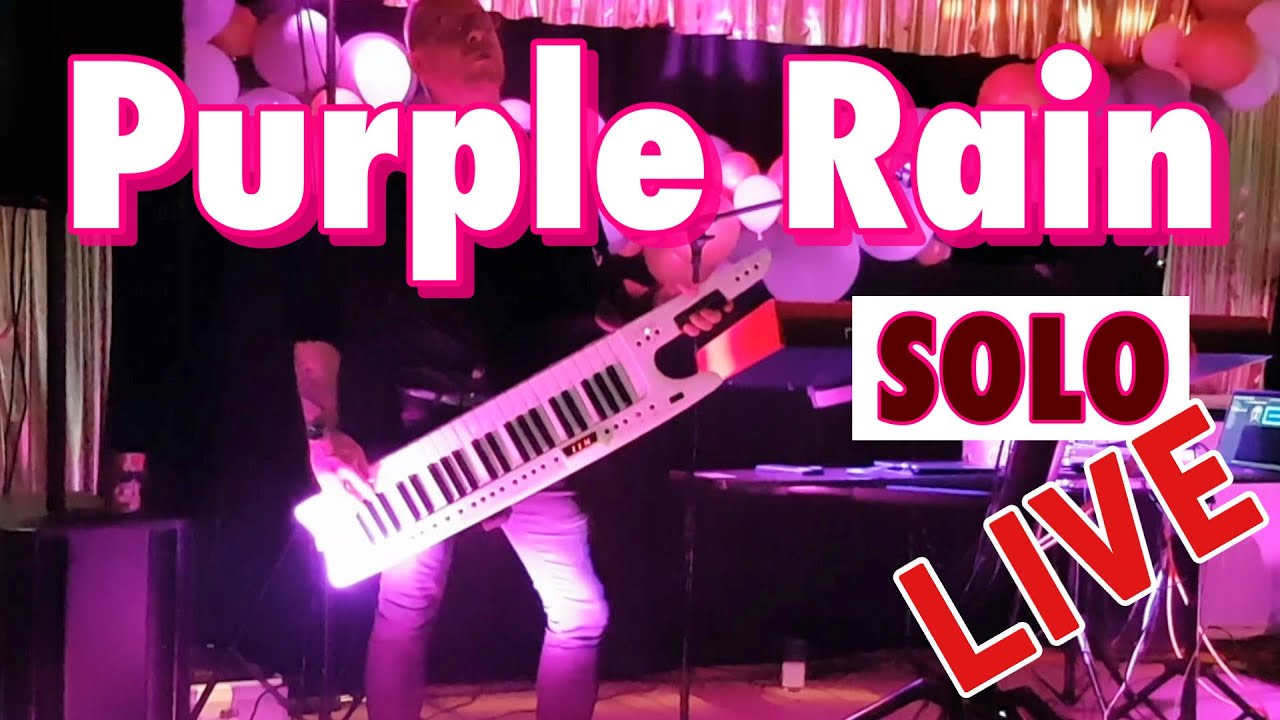 Purple Rain Solo LIVE ON A KEYTAR