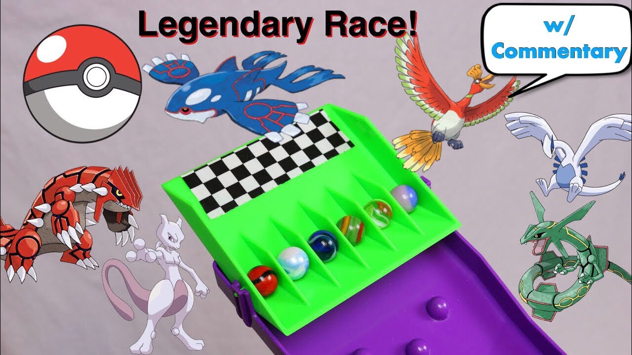 EPIC Legendary Pokemon Elimination Marble Race | Pokemon Rush