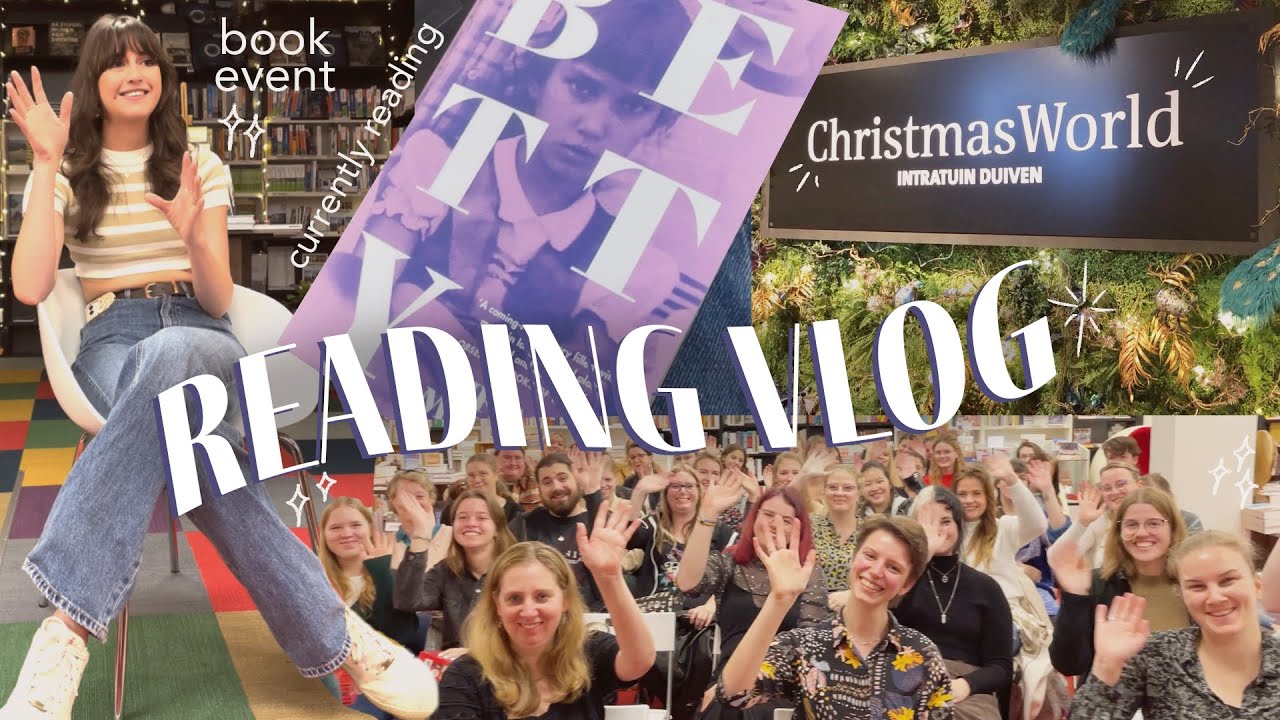 reading vlog ☆ speaking at an event, Christmas shopping, losing my voice & many good books!