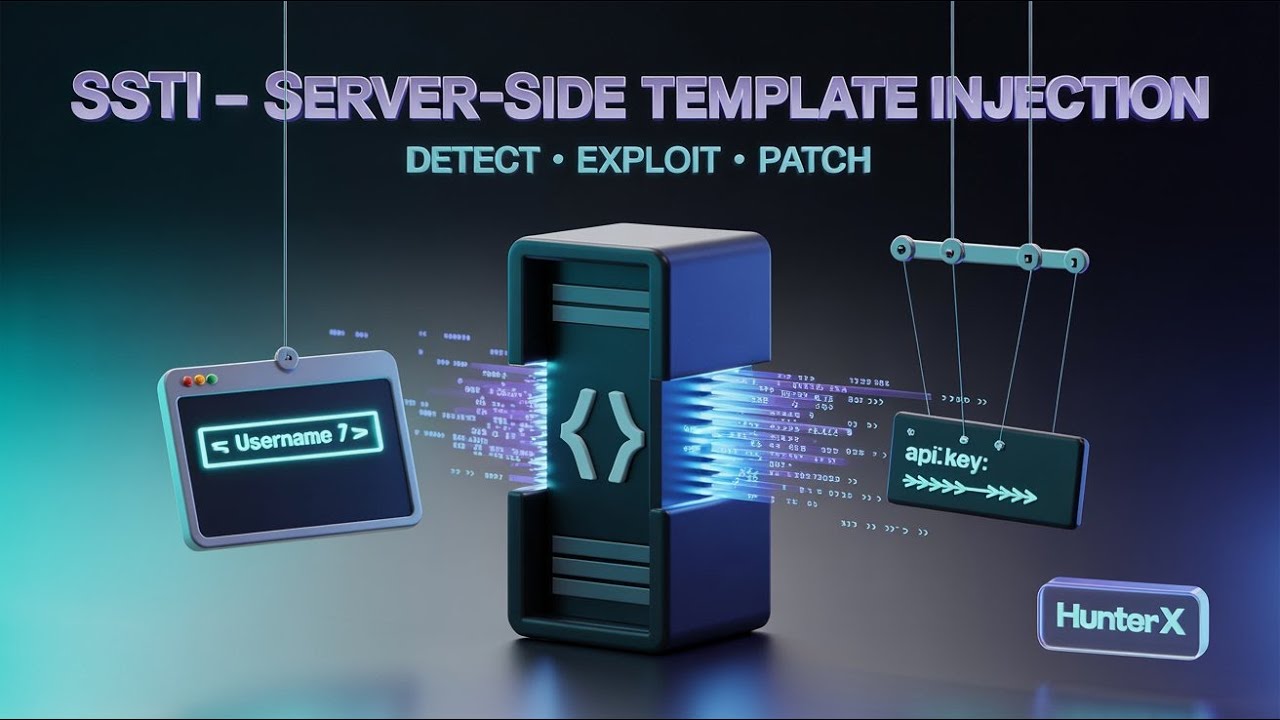 SSTI &mdash; Server-Side Template Injection 🔵 | Detect &bull; Exploit &bull; Patch | HunterX