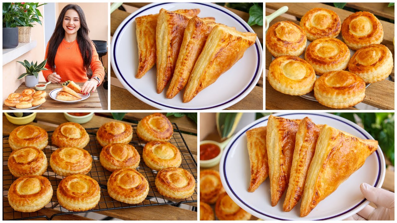 باتي تونسي على أصوله بالتن والجبن وب2 أشكال مختلفة مثل المحلات خفة وبنة😋Pâté Tunisien