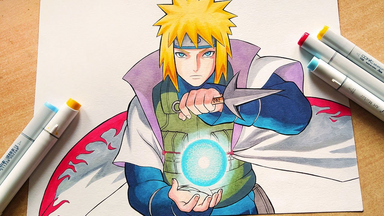 How to Draw Minato Namikaze - Naruto | Step By Step Tutorial