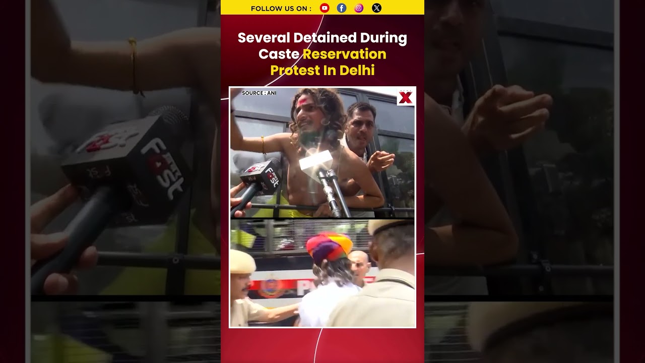 #watch | Anti-Reservation Protest Draws Crowd At Jantar Mantar, Several Detained #shorts