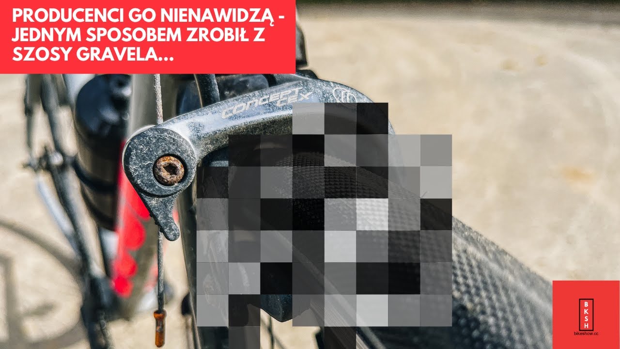 Producenci go nienawidzą - jednym prostym sposobem zrobił z szosy gravela....